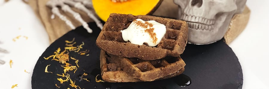 Pumpkin Spiced Gutright Waffles