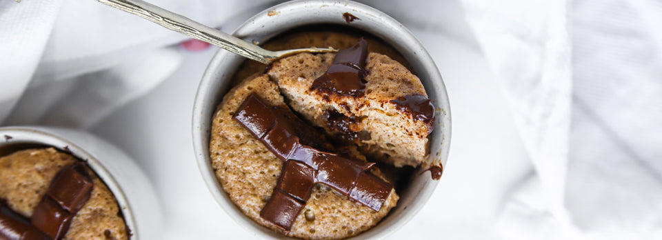 Choc-Chip Hot Cross Bun Mug Cake