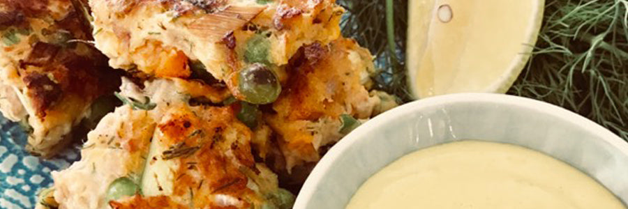 Tuna Cakes with Aioli