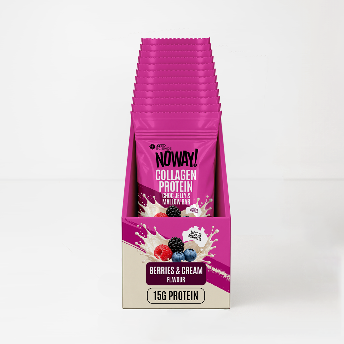 NOWAY!® Collagen Fusion Box - Berries & Cream 12 Pack