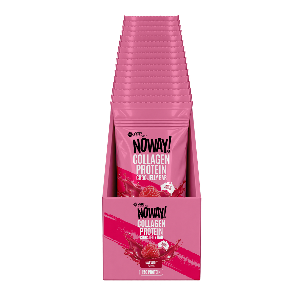 NOWAY! Collagen Raspberry Jelly Box - 16 Pack