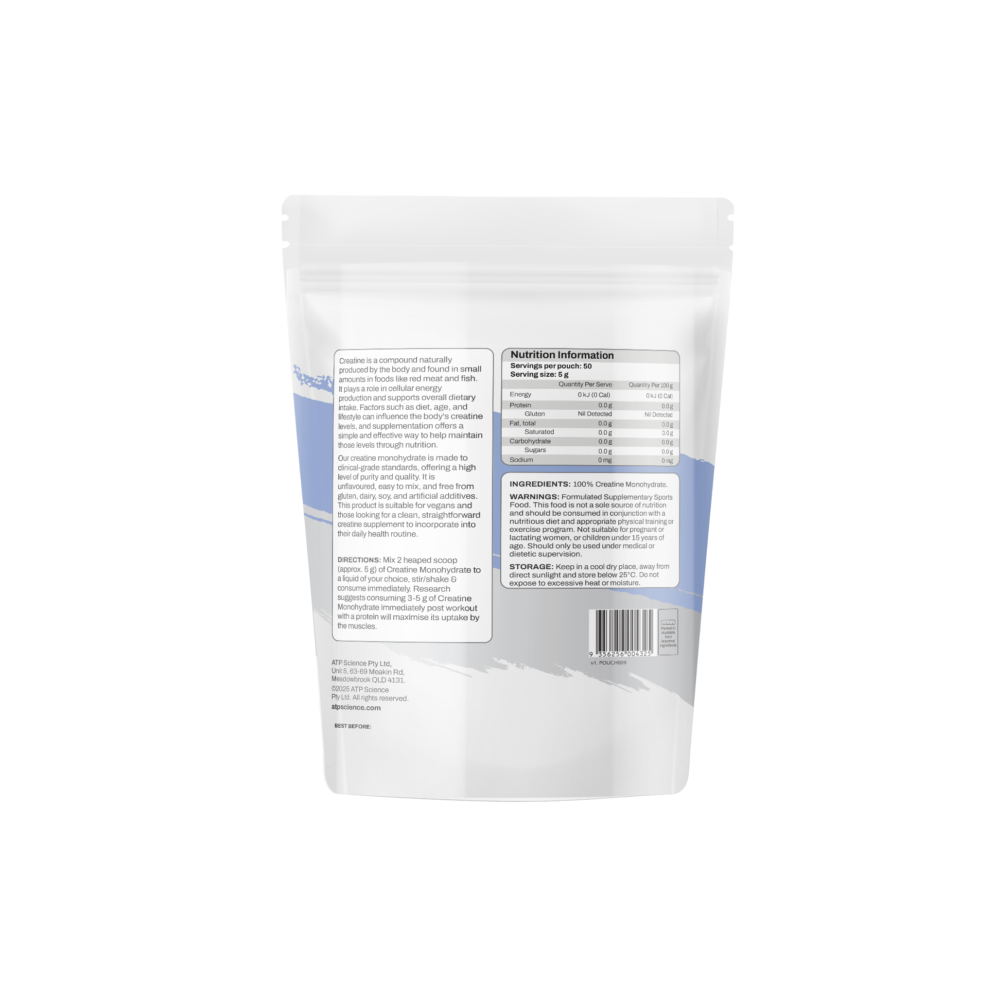 NOWAY!® Creatine Monohydrate - 250g Pouch