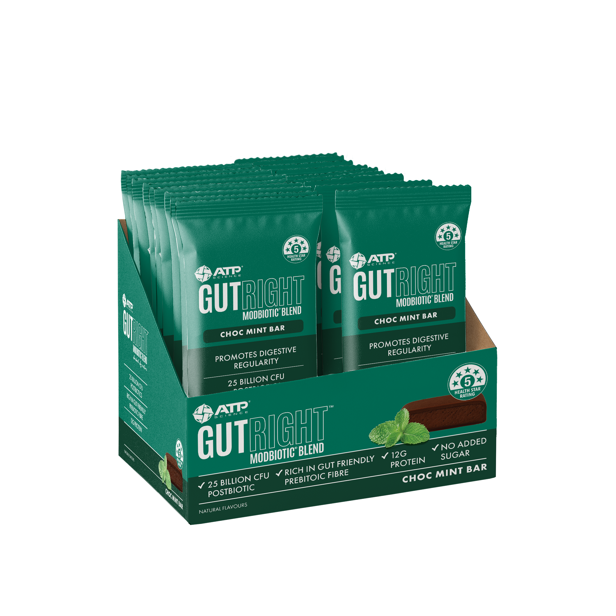 Gutright™ Bar Box of 18 - Choc Mint