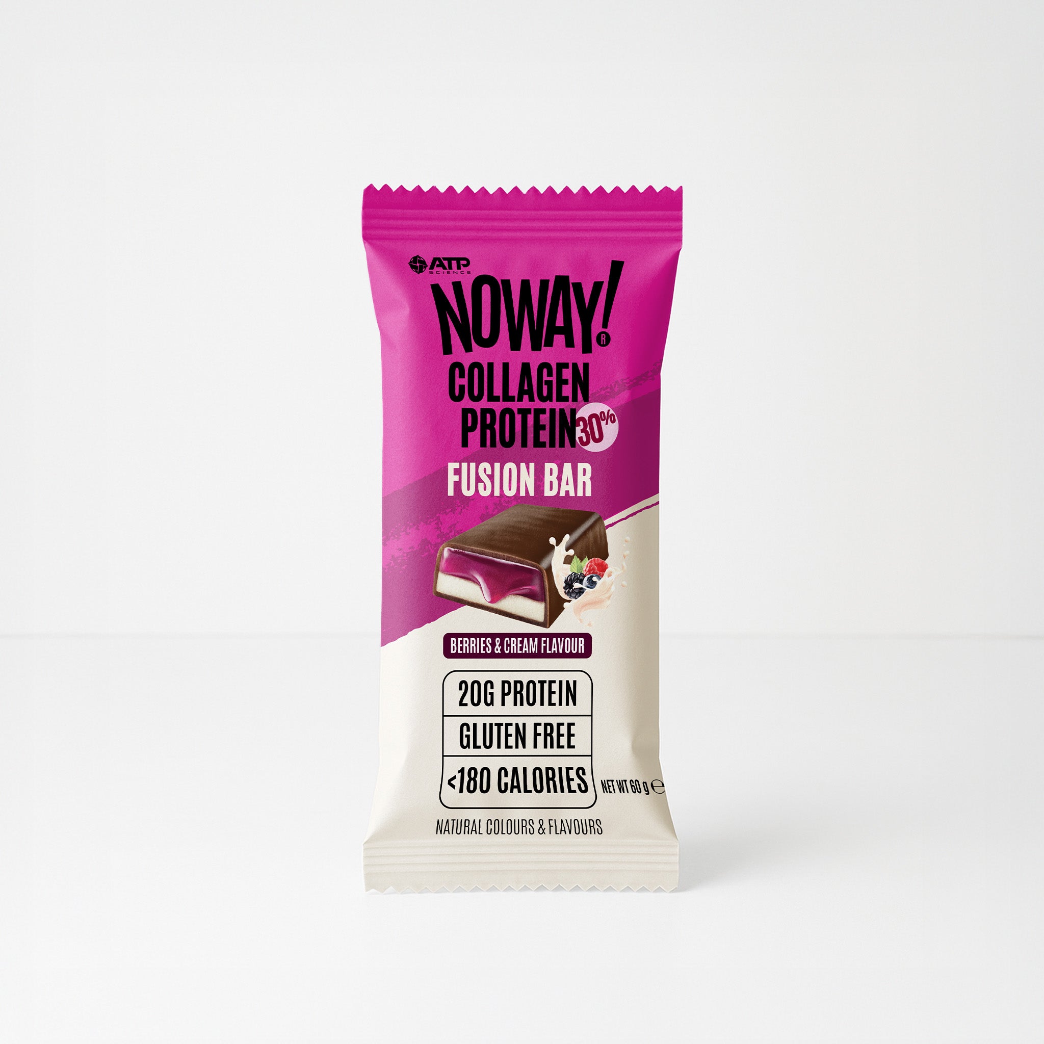 NOWAY!® Collagen Fusion Bar - Berries & Cream