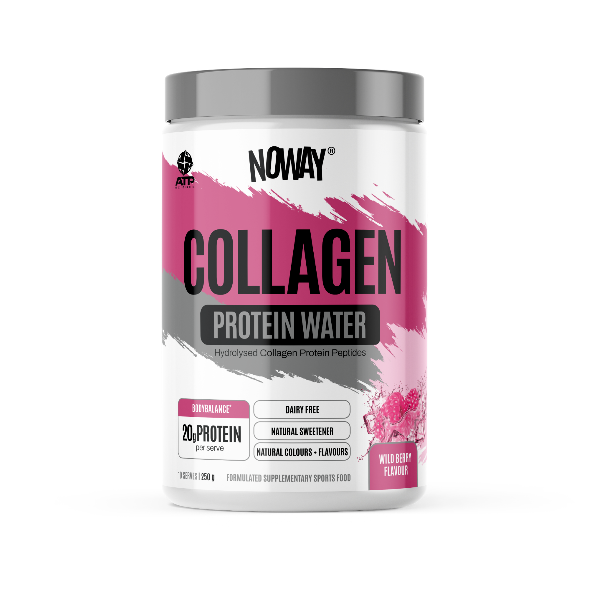 NOWAY!® Collagen Protein Water - Wild Berry 10 Serve