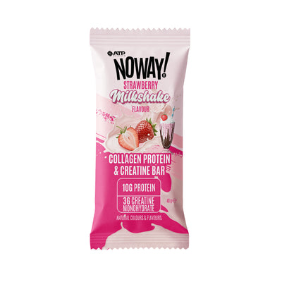 NOWAY!® Creatine Collagen Mallow Bar - Strawberry Milkshake