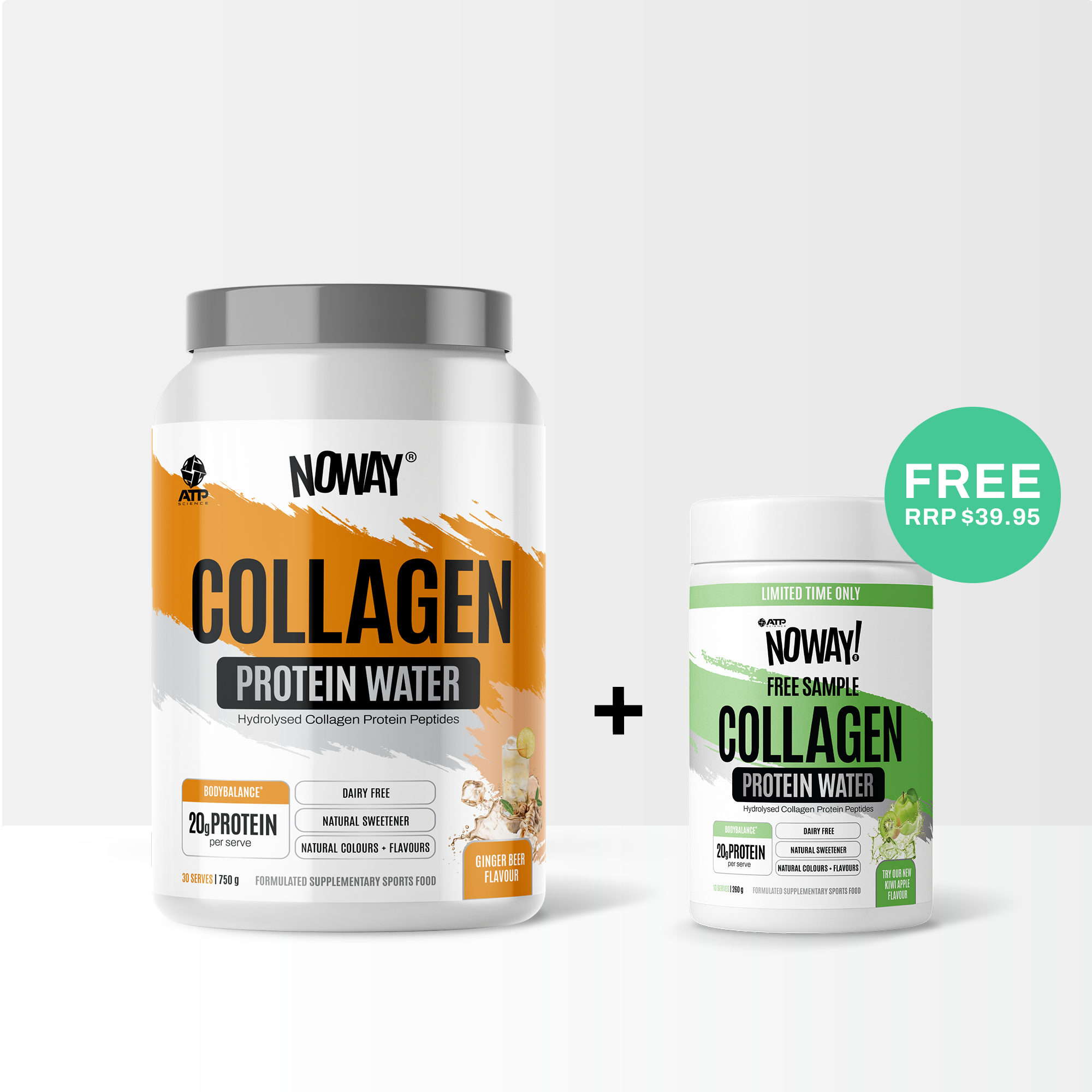 NOWAY!® Collagen Protein Water - Ginger Beer