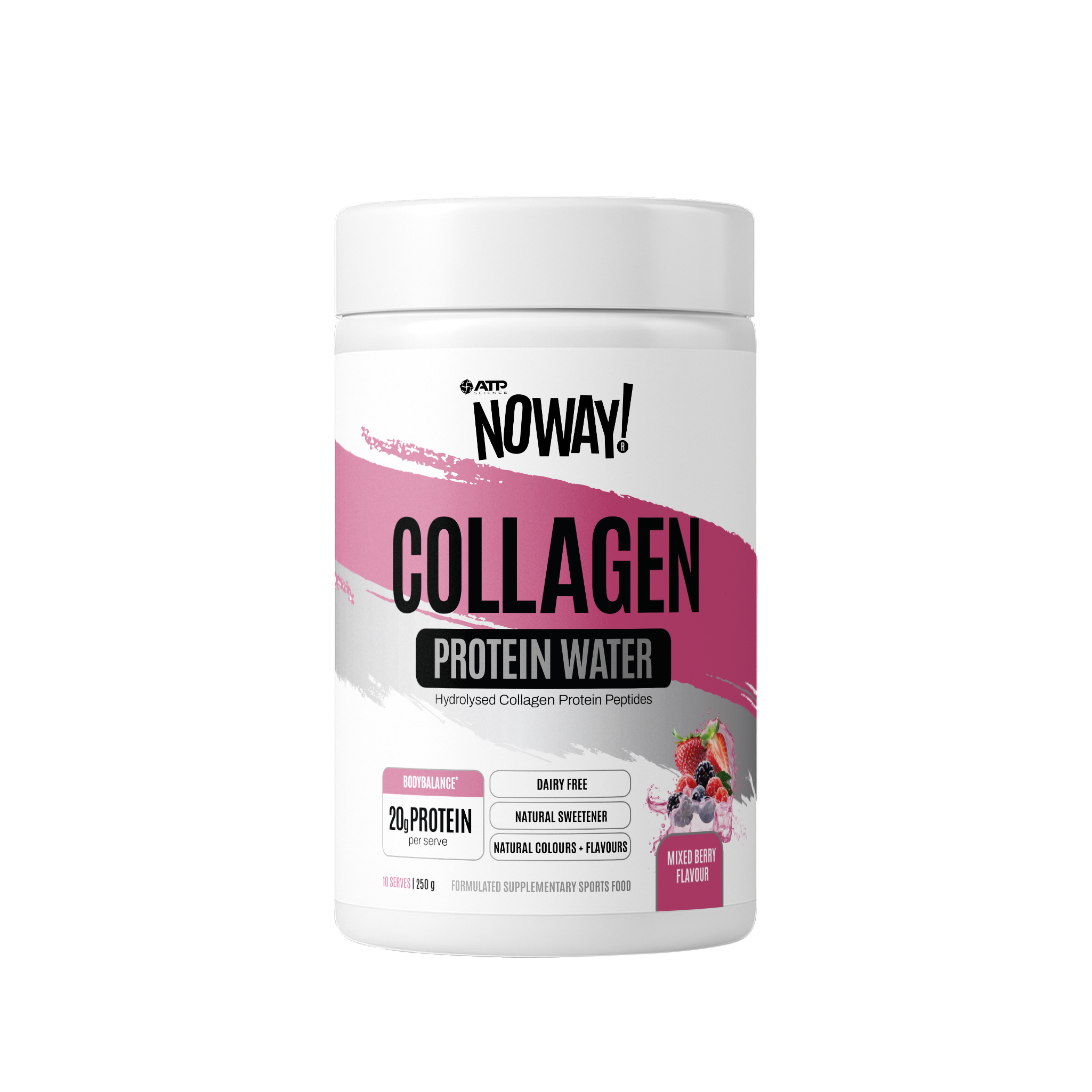 NOWAY!® Collagen Protein Water - Mixed Berry 10 Serve