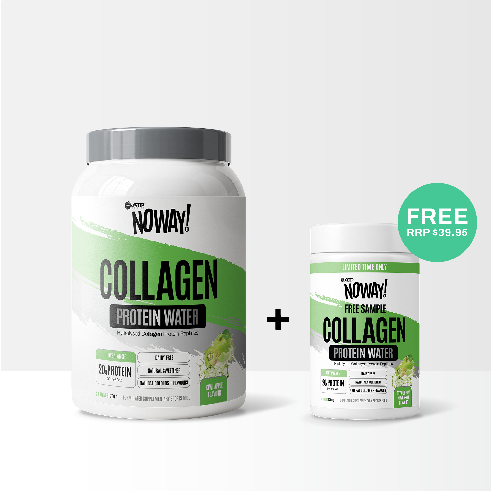NOWAY!® Collagen Protein Water - Kiwi Apple