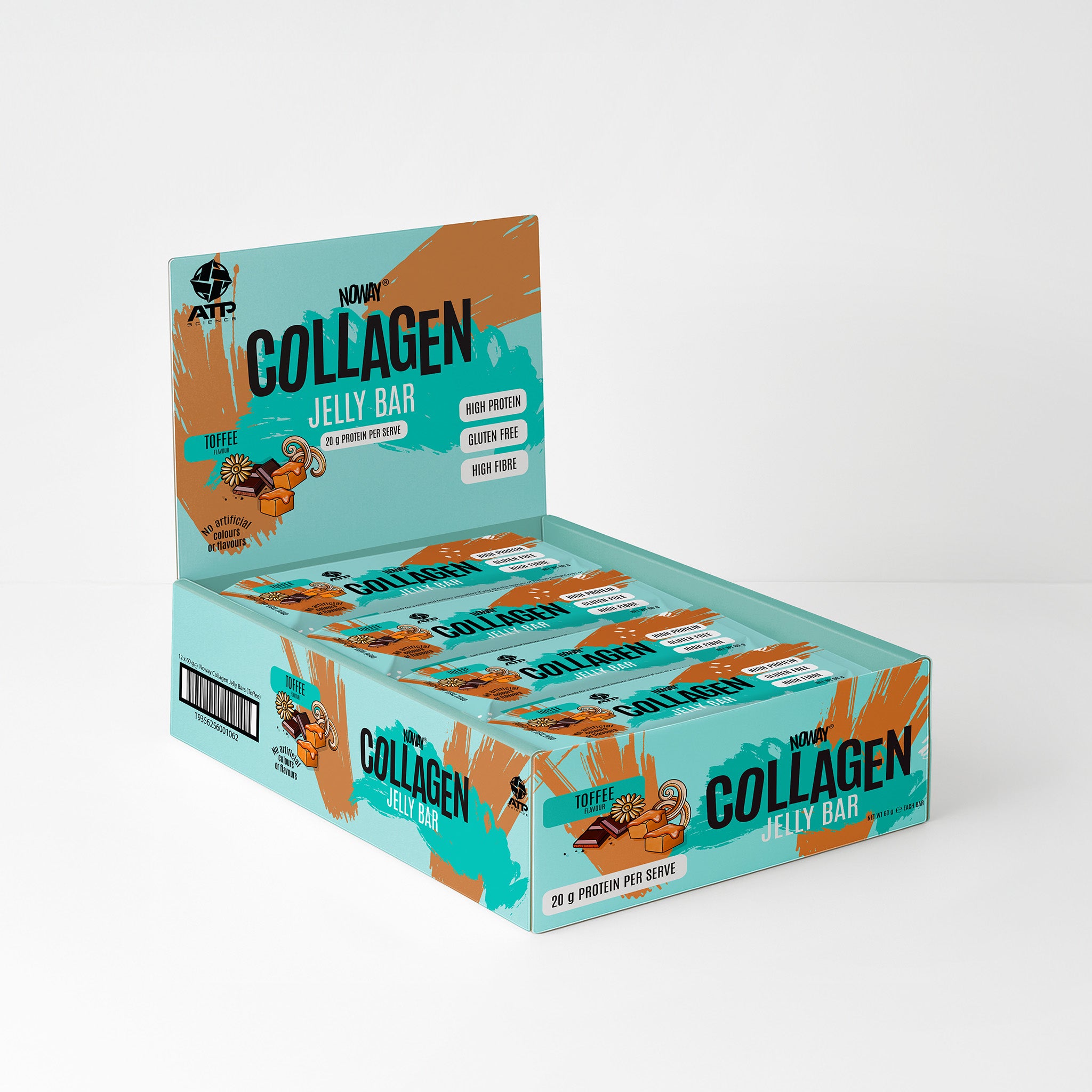 NOWAY!® Collagen Jelly Bar Box of 12 - Toffee