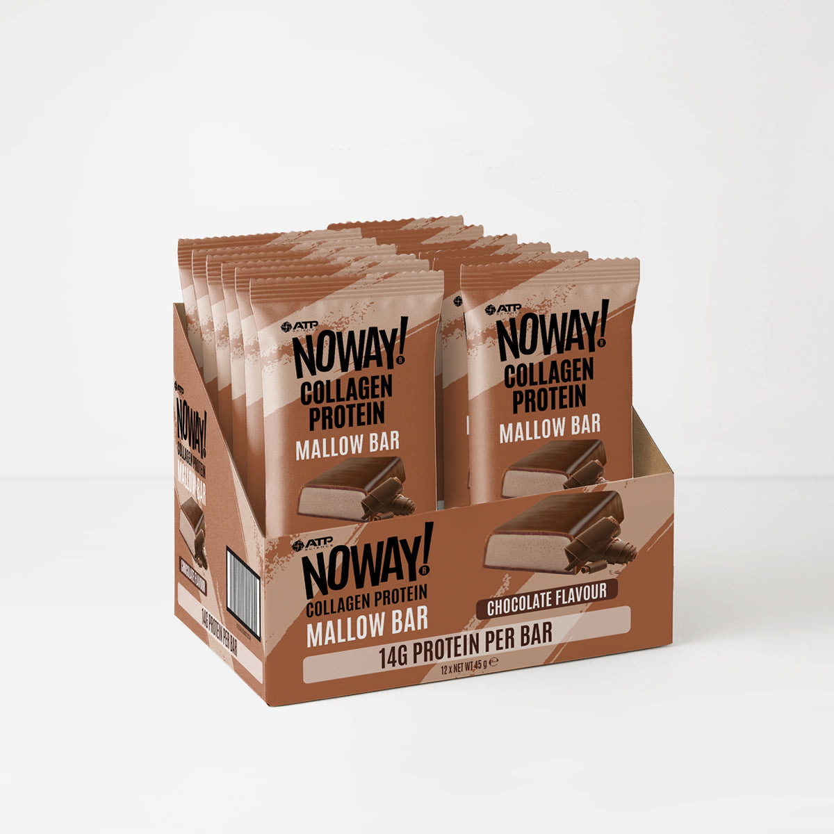 NOWAY!® Collagen Marshmallow Bar Box of 12 - Chocolate