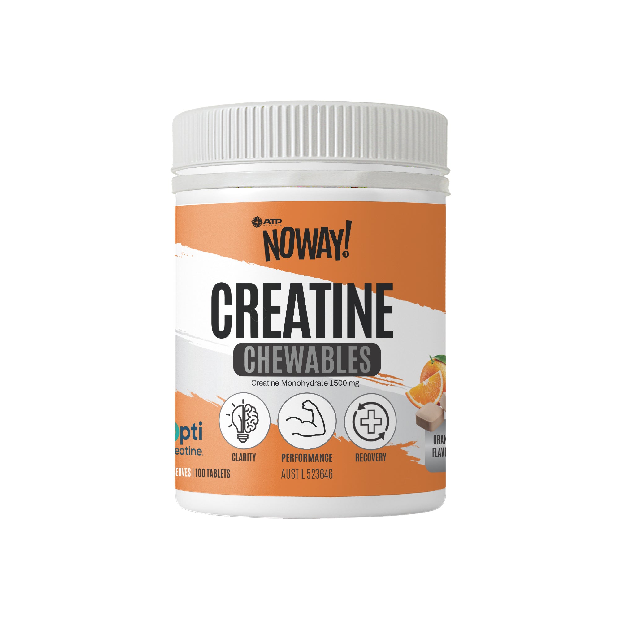 NOWAY!® Creatine Monohydrate Chewable Tablets