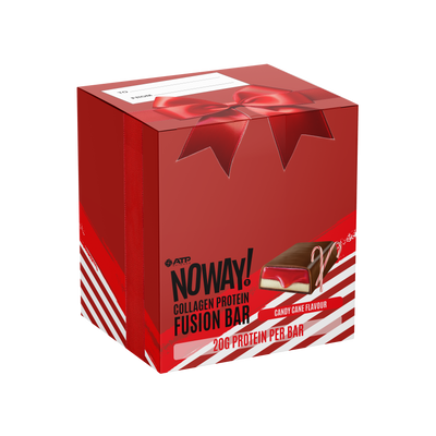 NOWAY!® Collagen Fusion Bar Box of 8 - Mint Candy Cane