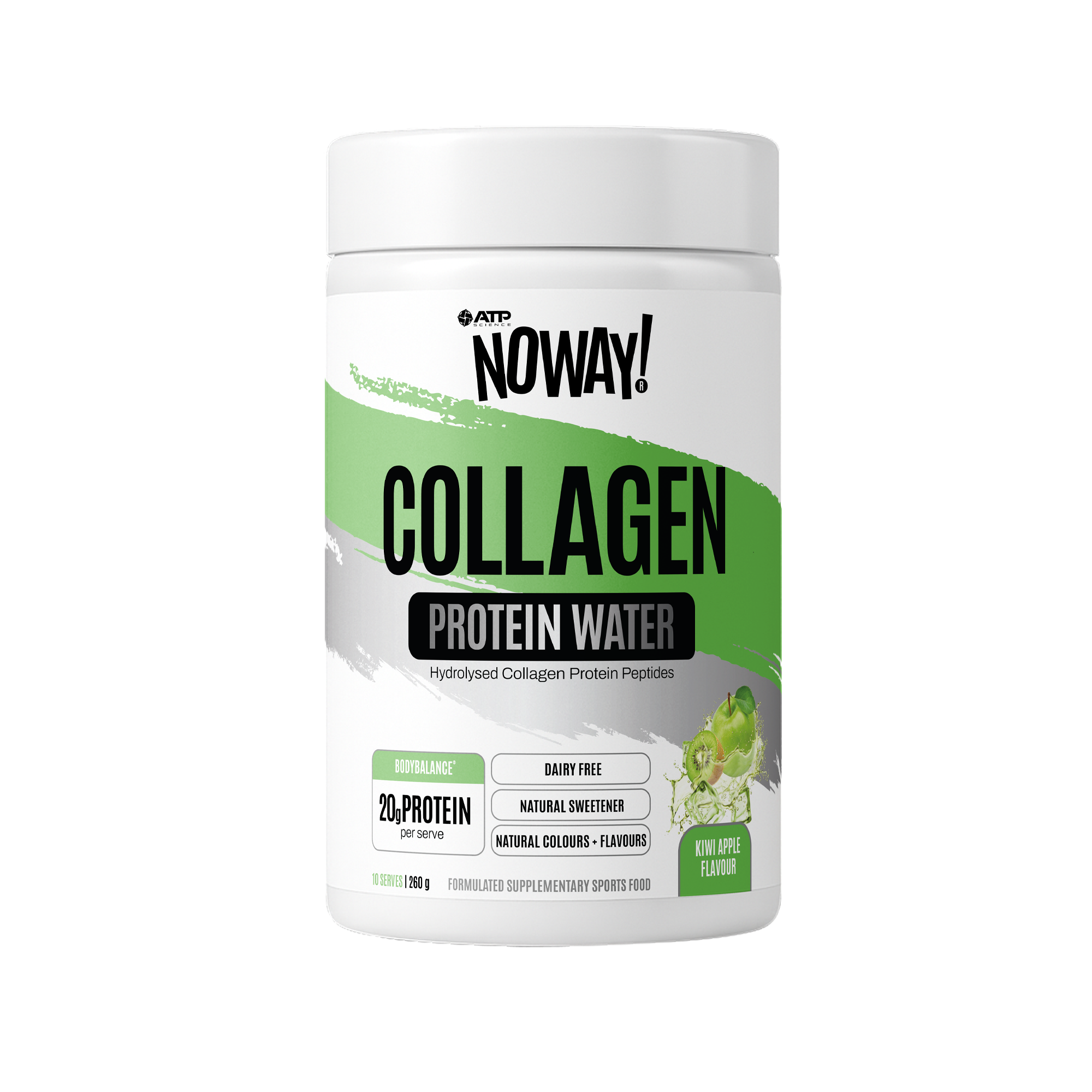 NOWAY!® Collagen Protein Water - Kiwi Apple 10 Serve