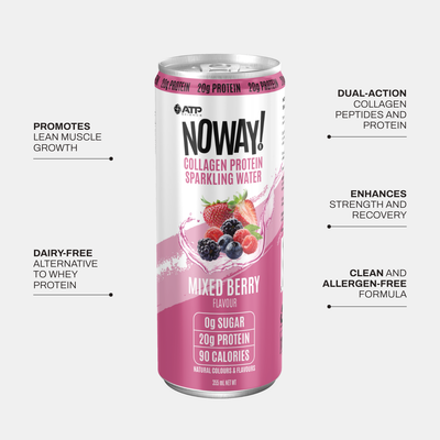 NOWAY!® Collagen Protein Sparkling Water - Mixed Berry