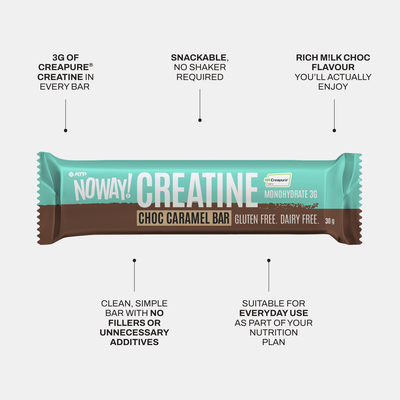 NOWAY!® Creatine Choc Bar - Caramel