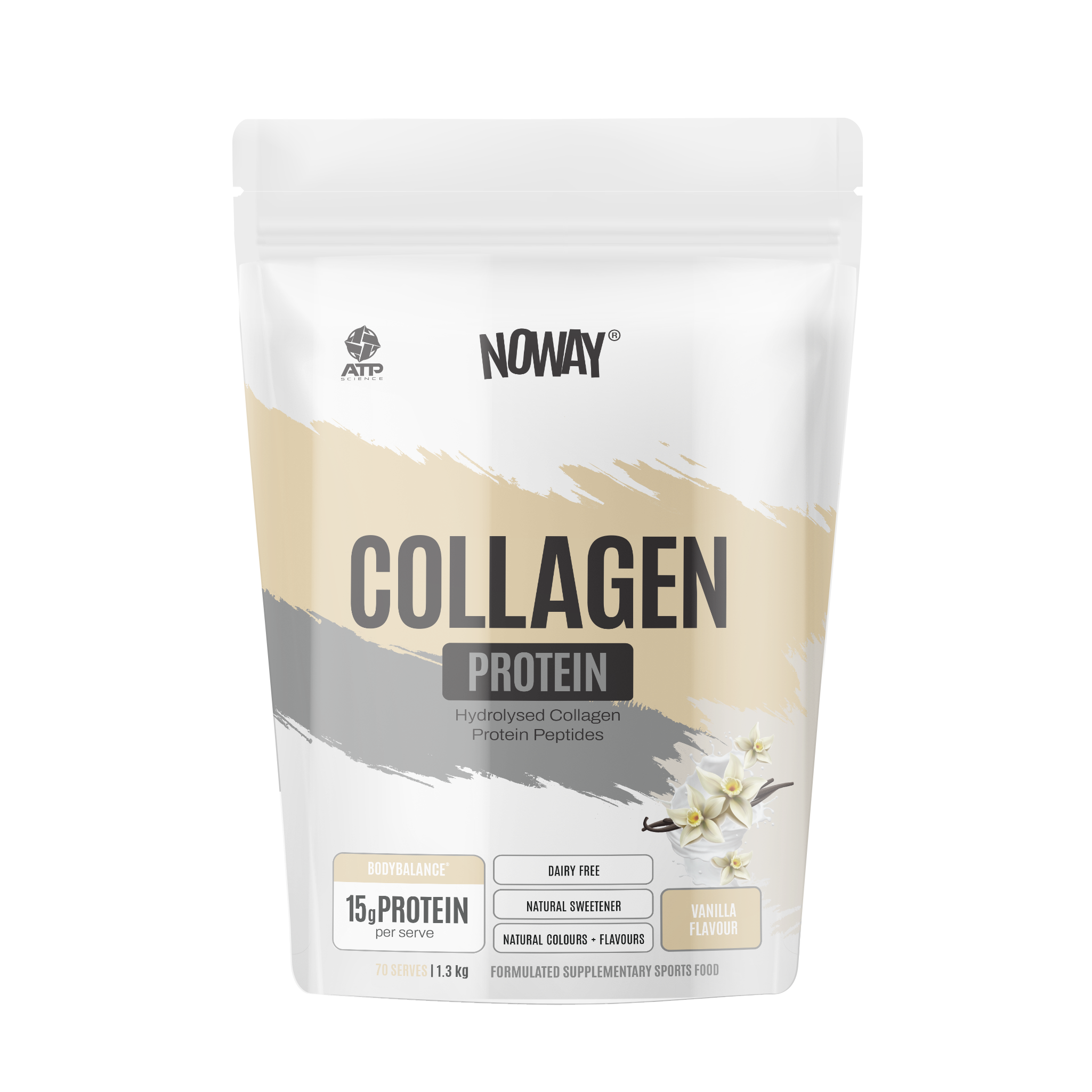 NOWAY!® Collagen Protein 1.3kg Bulk Pouch - Vanilla