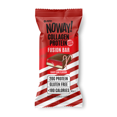 NOWAY!® Collagen Fusion Bar Box of 8 - Mint Candy Cane