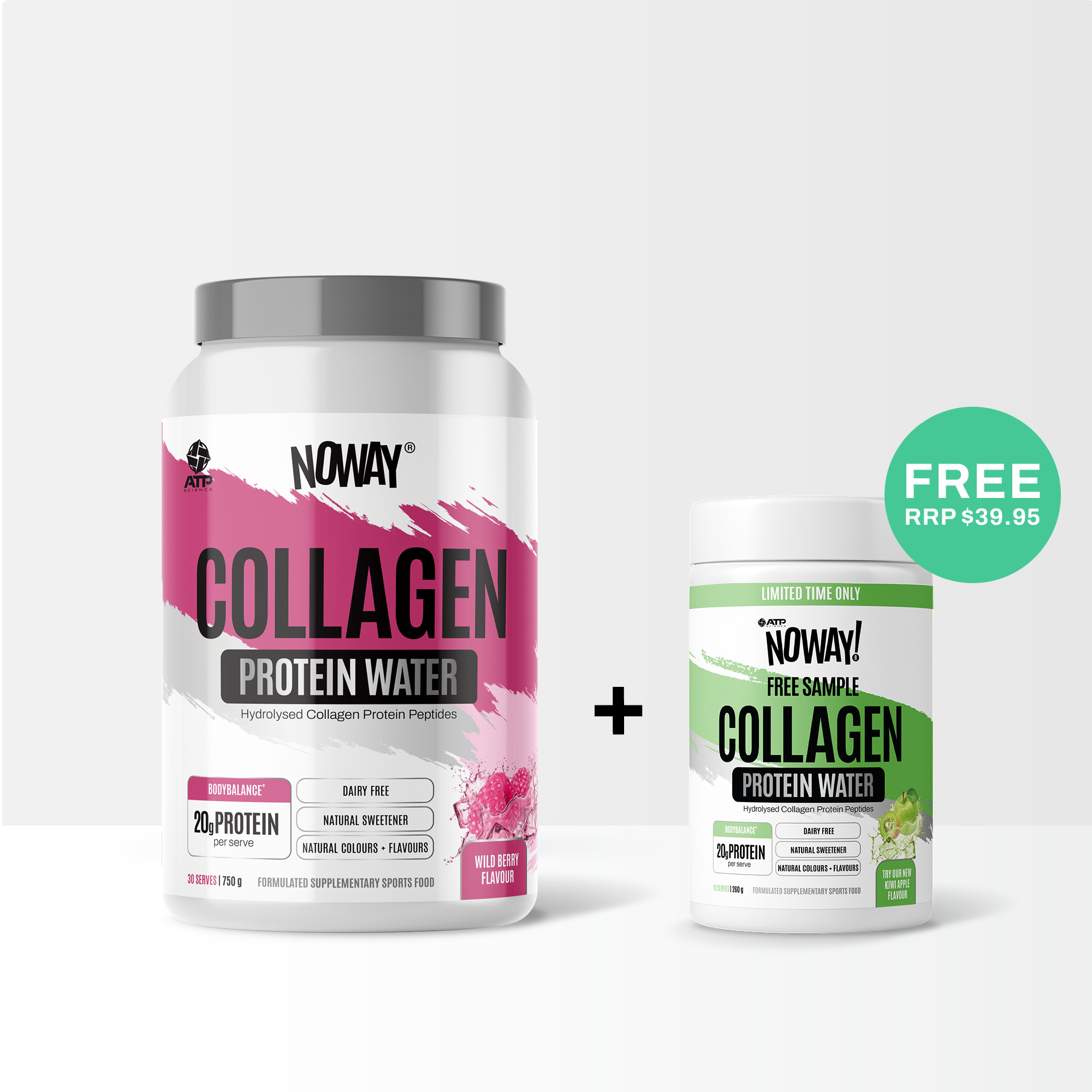 NOWAY!® Collagen Protein Water - Wild Berry