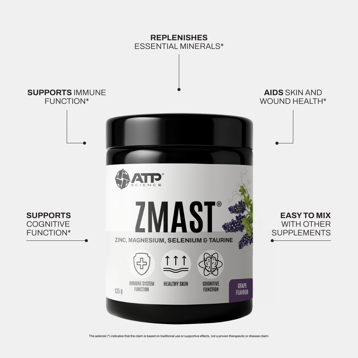 ZMAST - Zinc, Magnesium, Selenium & Taurine - Grape