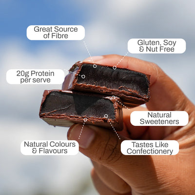 NOWAY!® Collagen Jelly Bar Box of 12 - Belgian Choc