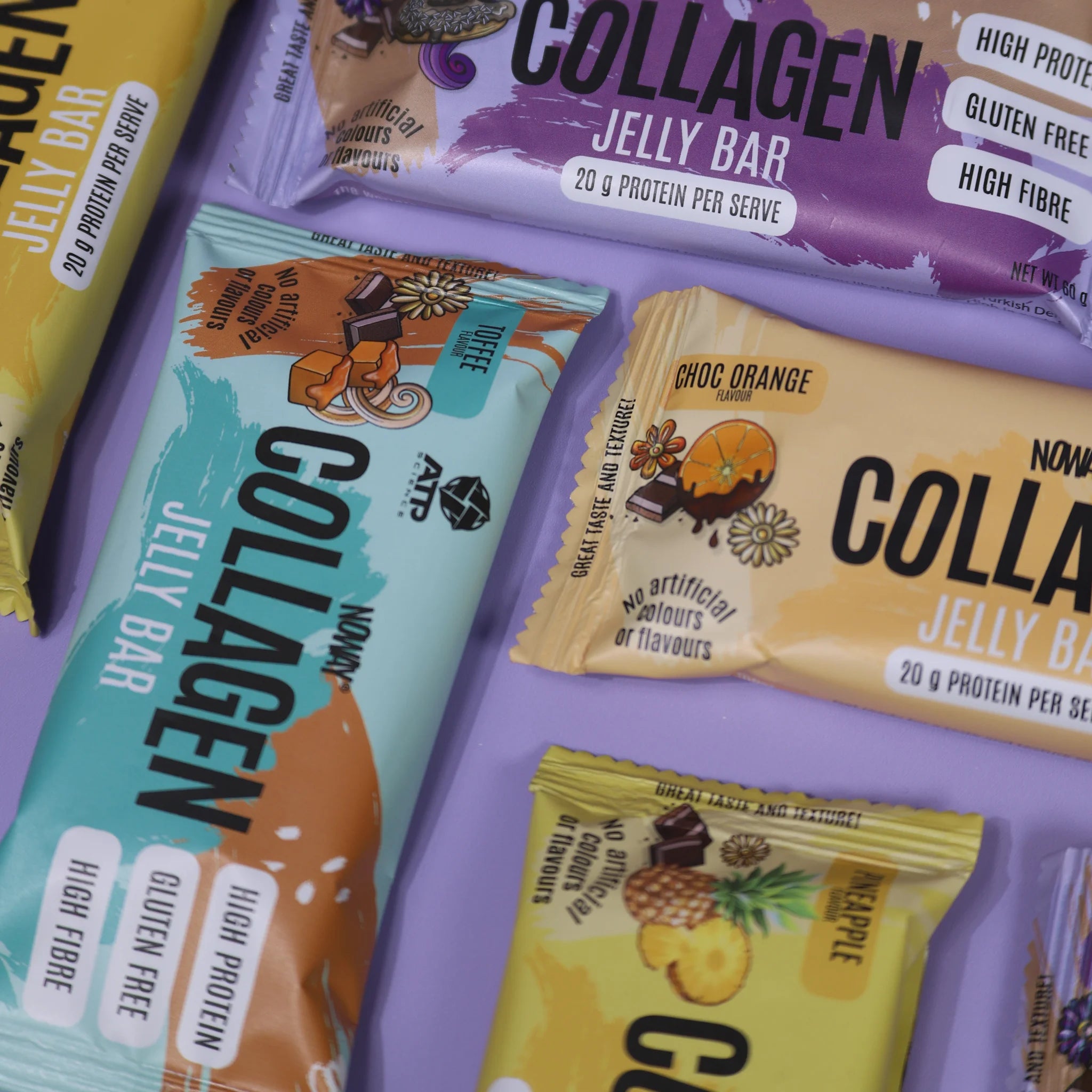 NOWAY!® Collagen Jelly Bar Box of 12 - Toffee