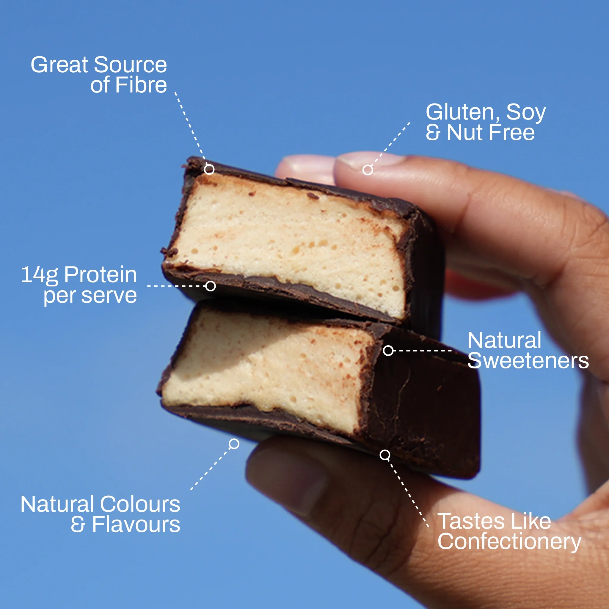 NOWAY!® Collagen Marshmallow Bar Box of 12 - Vanilla