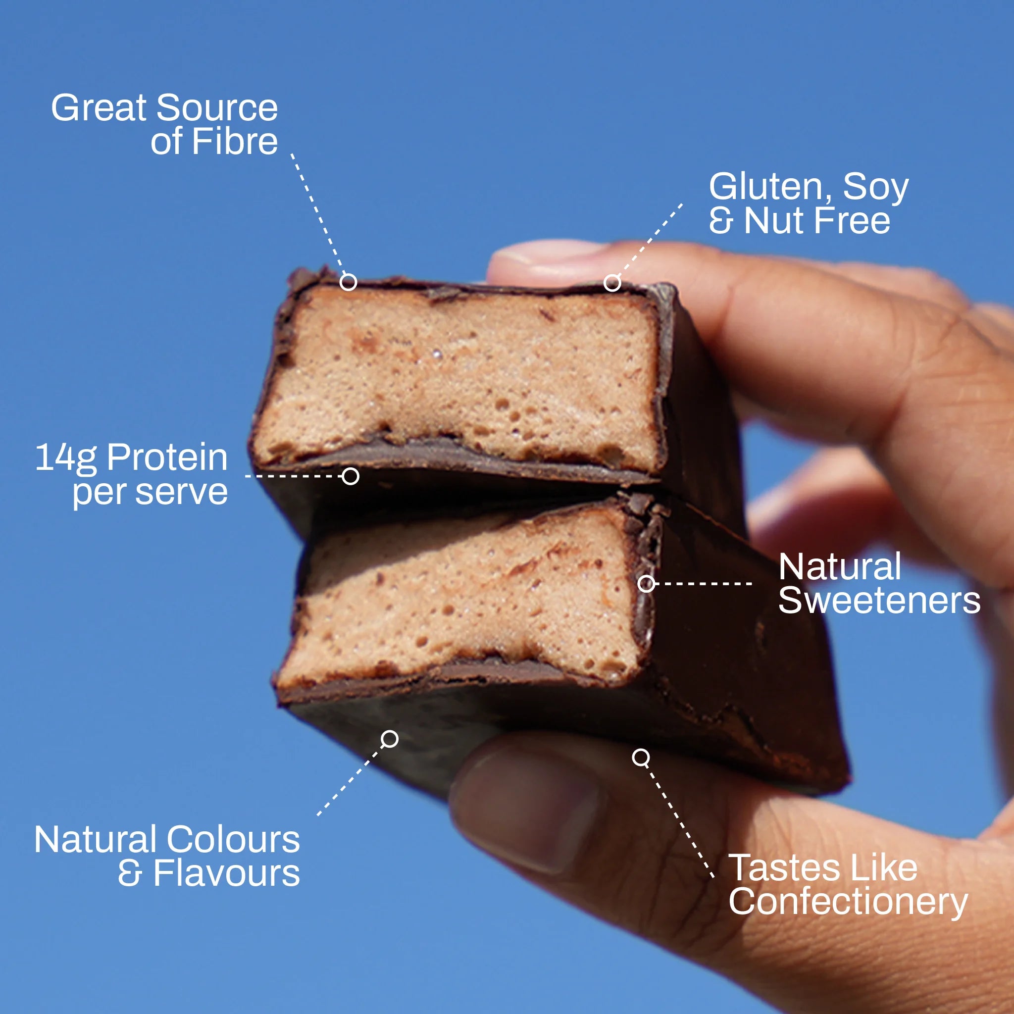NOWAY!® Collagen Marshmallow Bar Box of 12 - Chocolate